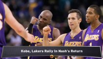 Lakers Welcome Back Nash; Bobcats Lose