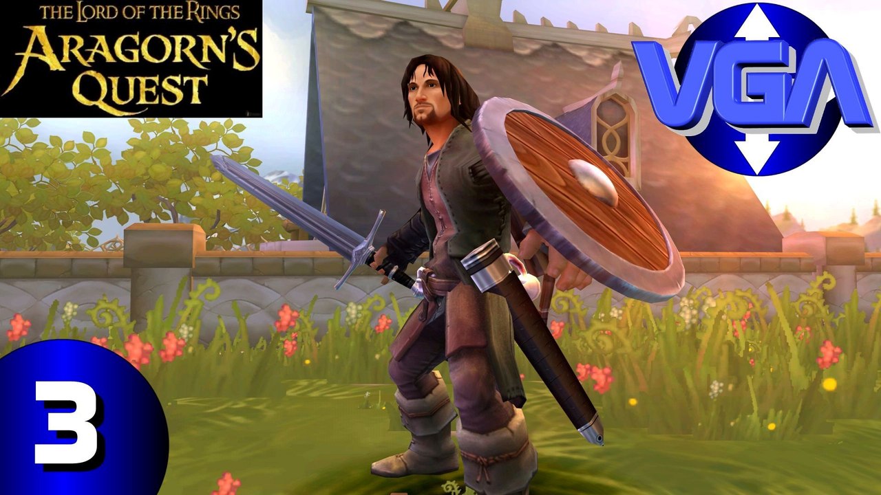 VGA Le seigneur des anneaux la quete d'aragorn warner games ps3 xbox 360 wii 2010 HD PART 3.mp4