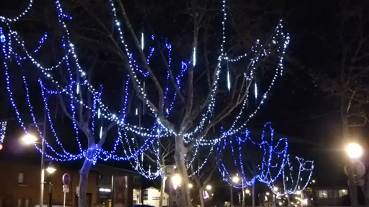 Parure de lumière bleue et blanche - CITYLUM