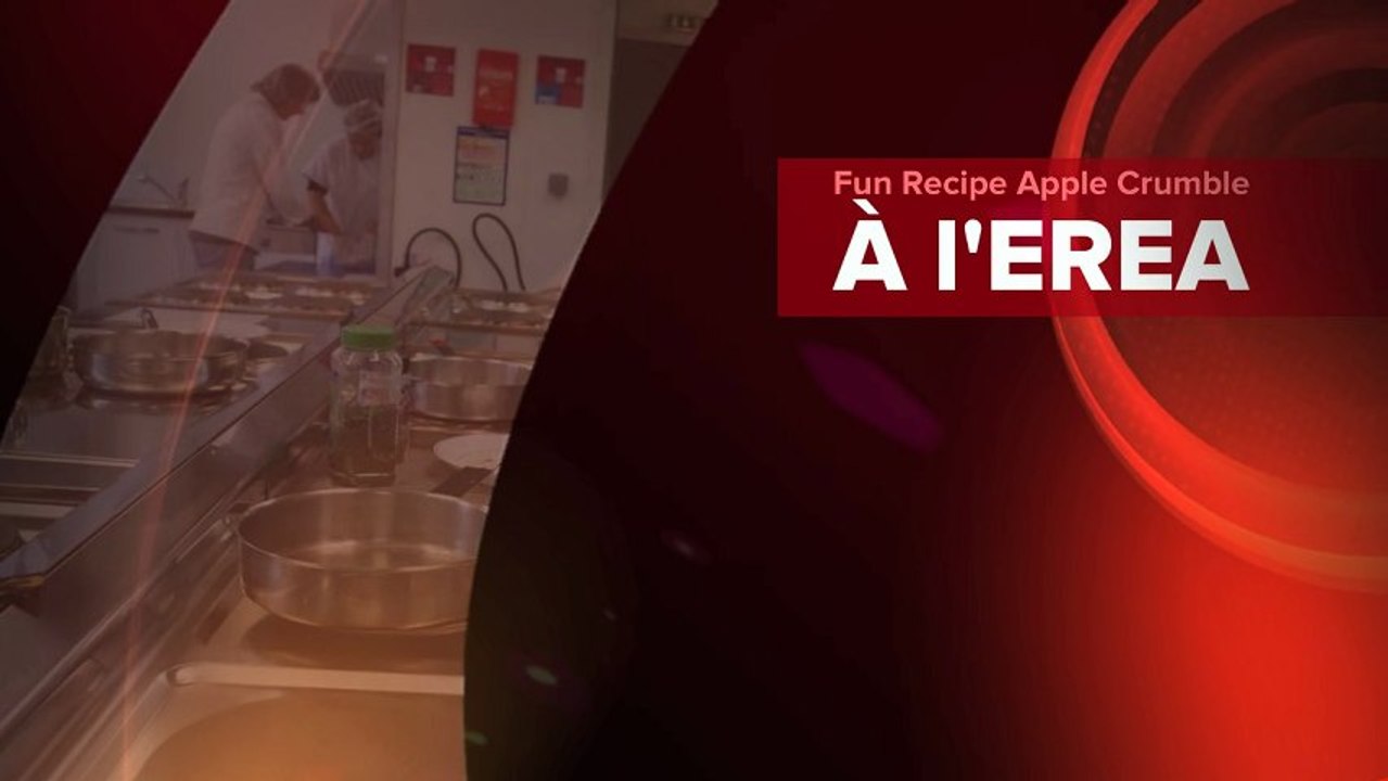 Apple crumble recipe à l'EREA LEA Le Corbusier