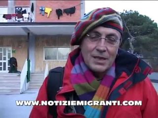 Castelvolturno (CE) - In azione il ''camperslitta'' della Jerry Masslo (25.12.12)