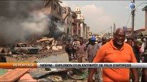 Nigéria: Un entrepôt de feux d’artifices explose