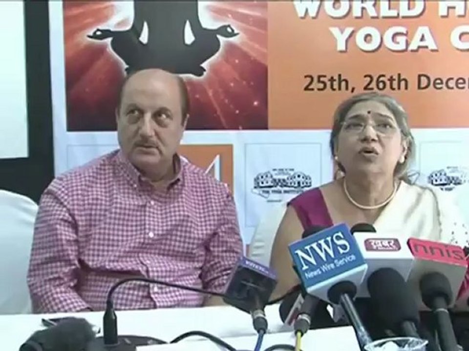 Anupam hails yoga