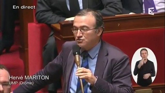 05/12/12 F3 Hervé Mariton évoque la censure de Frigide Barjot par un Maire PS favorable au Mariage Gay - La Manif Pour Tous