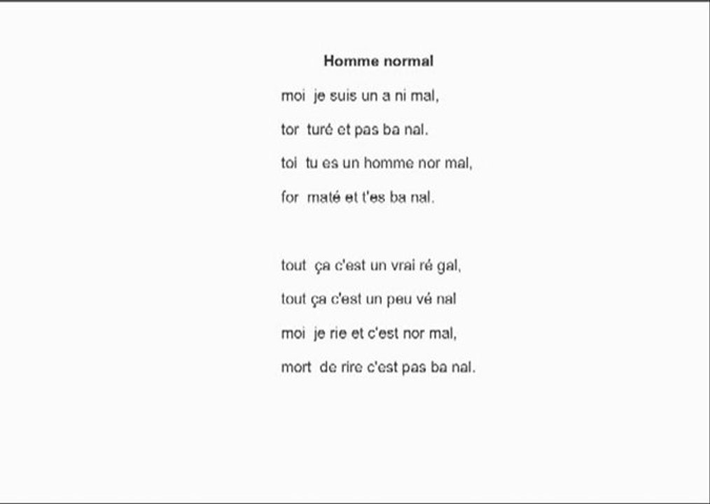 homme normal