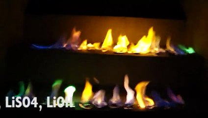 Flamme colorées - Colored fire