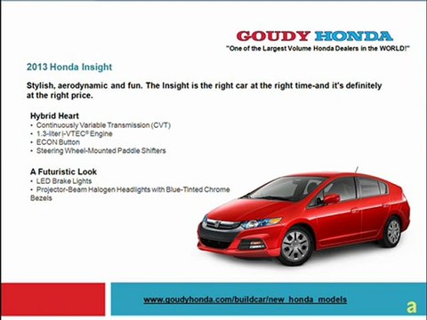 Goudy Honda - The Best Place for Checking out New 2013 Honda Cars