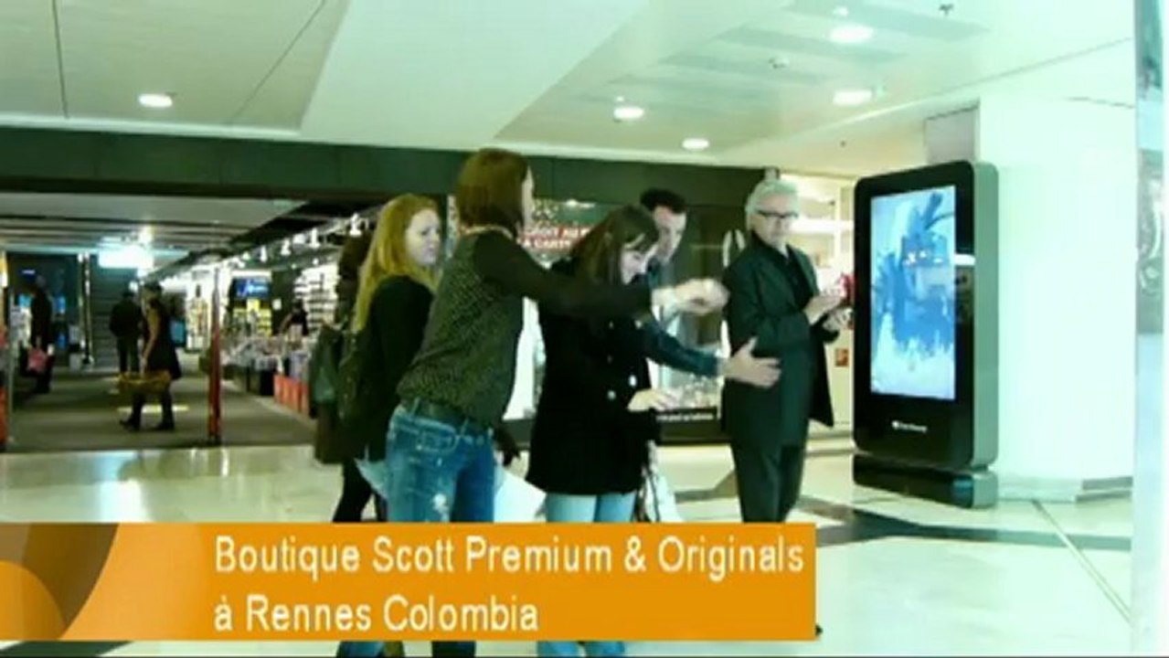 Démo de l'application Kinect développée par Gfi Informatique pour Scott Premium et Original