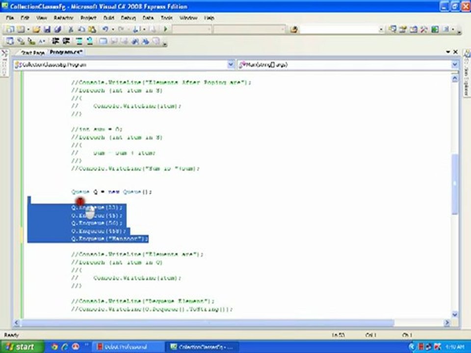 CollectionClassesEg 27 of 30
