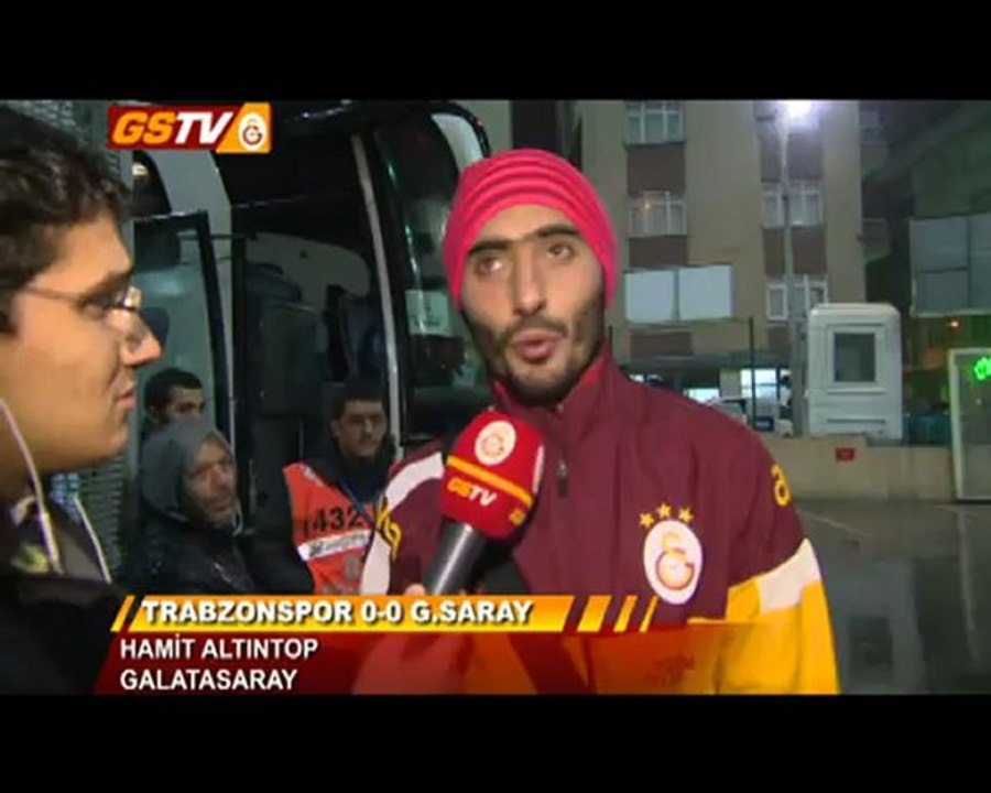 FUTBOL | Trabzonspor Maç Sonu: Hamit Altıntop