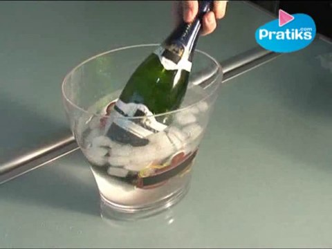 comment rafraichir une bouteille de champagne rapidement