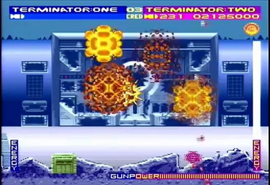 T2 The Arcade Game (SNES - Super Scope Gameplay) [Missions 3-4]