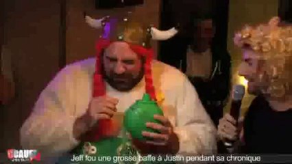 Jeff fout une grosse baffe à Justin pendant sa chronique - CCauet sur NRJ