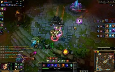 3 Penta Kill in 1 game - League Of Legends - Katarina - LoLoW