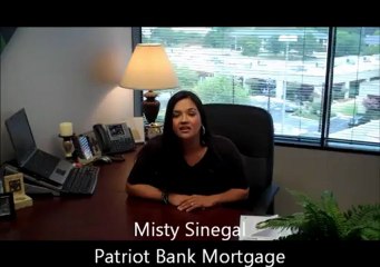 Misty Sinegal Patriot Bank Mortgage Testimonial Credit 360 Consulting