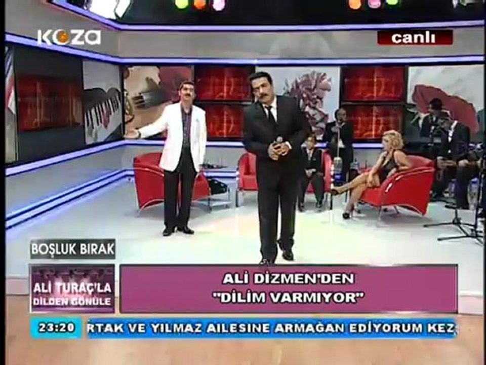 KOZA TVDEN CANLI YAYINLANAN ALİ TURAÇ'LA DİLDEN GÖNÜLE PROGRAMIMIN ''ALİ DİZMEN   ''DİLİM VARMIYOR''