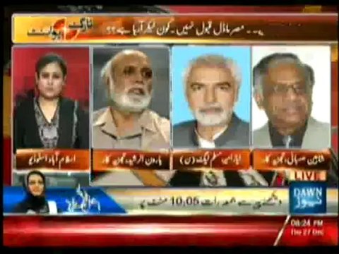 Target Point - 27th December 2012 - Haroon ur Rasheed on Dawn News, Watch Latest Show