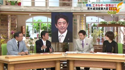 12/28 テレ朝　「茂木経産大臣vs美輪明宏」　原発について