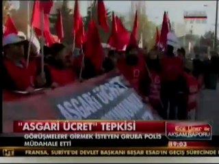 Asgari Ücret eylemi 2012 - 2