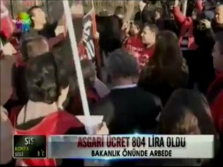 Asgari Ücret eylemi 2012