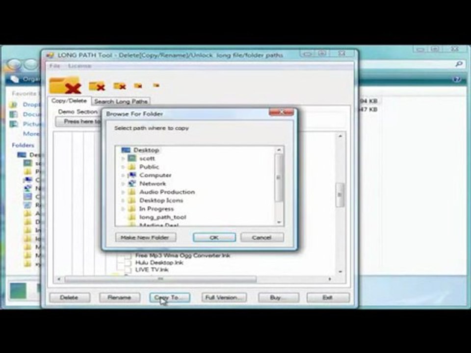 LONG PATH TOOL - long path files detector and deleter