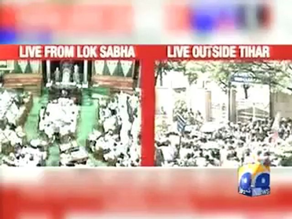 Anna Hazare protest.mp4