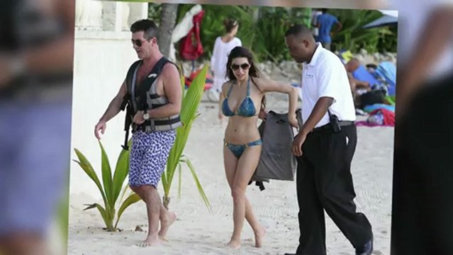 Simon Cowell Takes Former Fiancee Mezhgan Hussainy Jet Skiing In Barbados