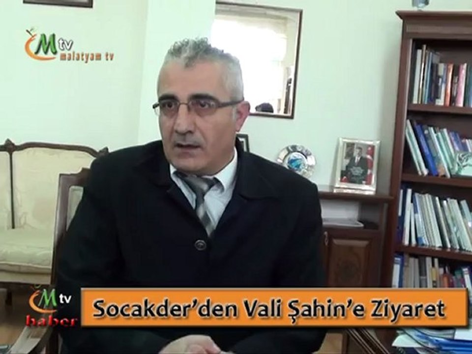 Socakder’den Vali Şahine Ziyaret.