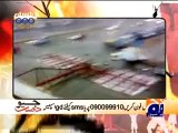 Geo Dost- A billboard collapses in Gulshan e Iqbal (Karachi).mp4
