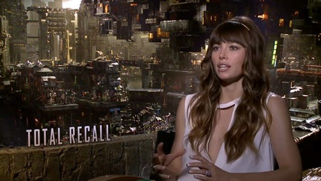 Total Recall 2012 - Junket Interview - Jessica Biel