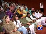 Report- Makhdoom Javed Hashmi and Jahangir Badar on Shaheed-e-Mashriq launch.mp4