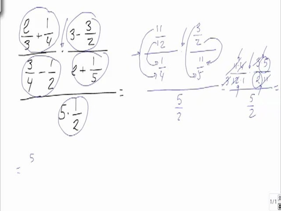 Ejercicios resueltos de fracciones problema 3