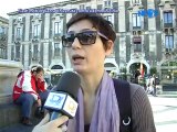 Flash Mob In Piazza Università Contro Il Femminicidio - News D1 Television TV