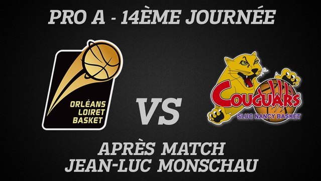 Réactions de Jean-Luc Monschau - J14 - Réception du Sluc Nancy