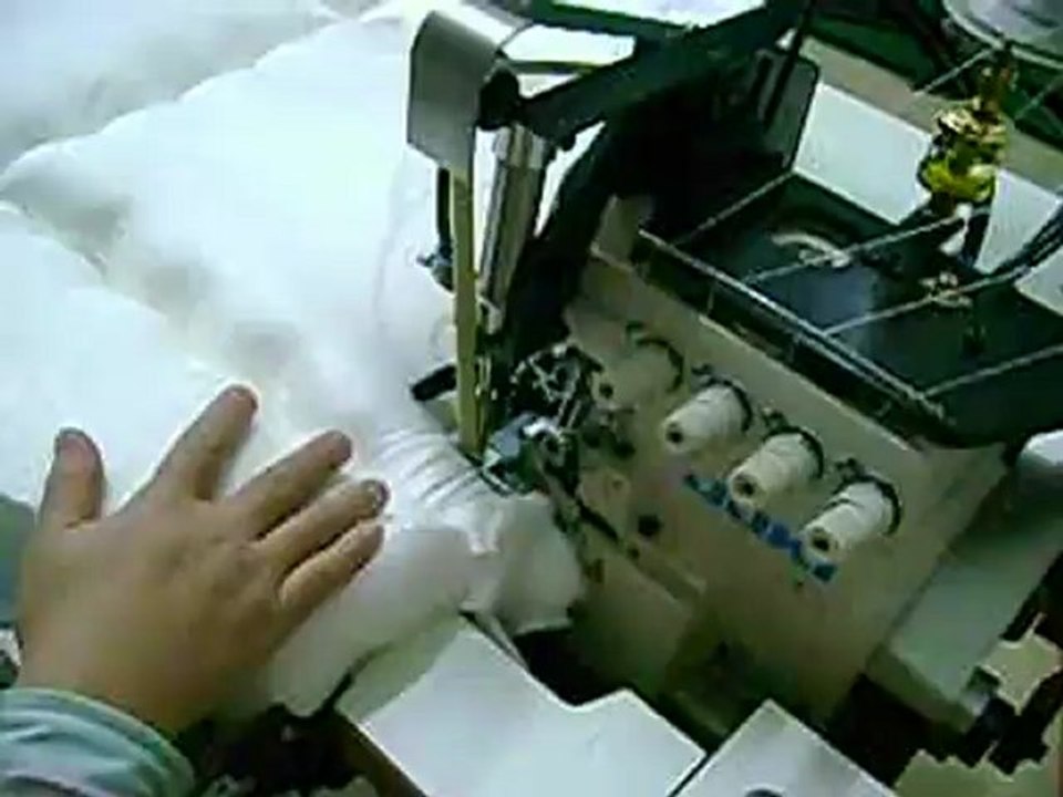 heavy duty overlock mattress flanging machine