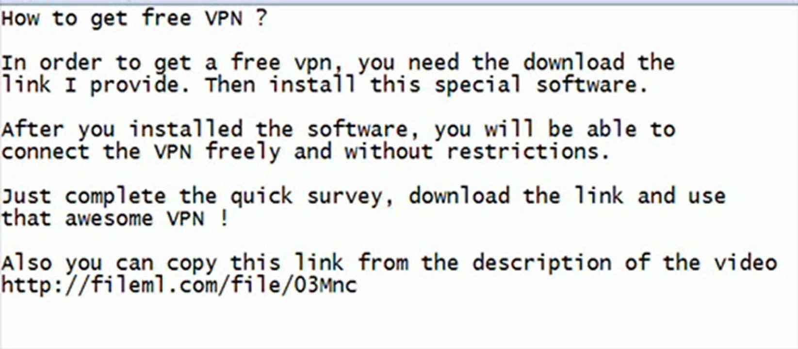 How to get a FREE VPN ?
