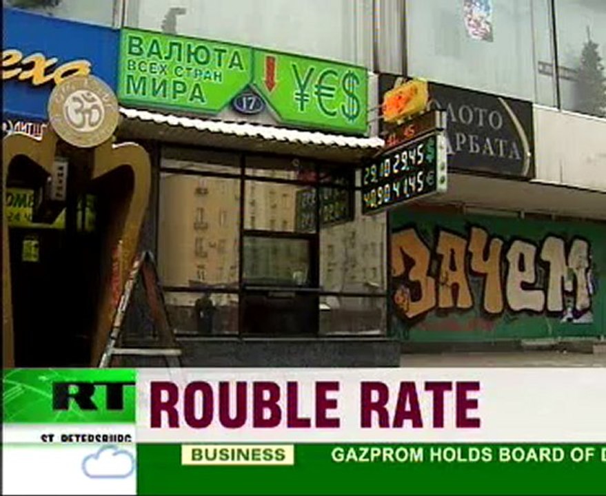 Rouble slump continues