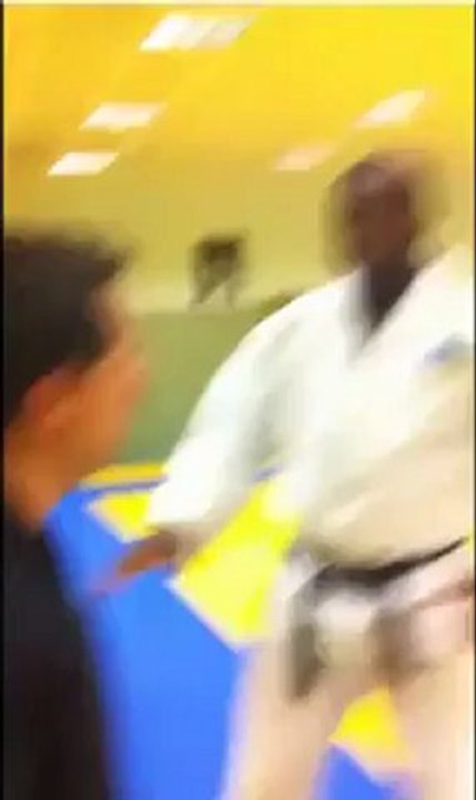 Avec Teddy Riner