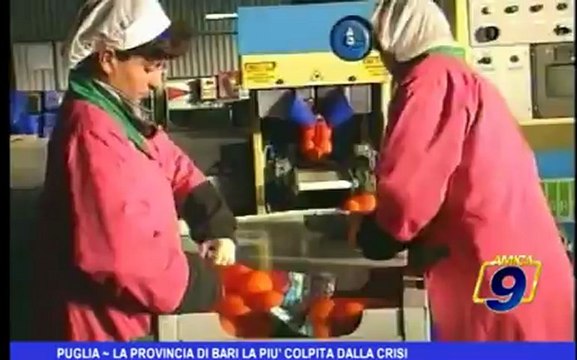 Puglia | La Provincia di Bari la più colpita dalla crisi