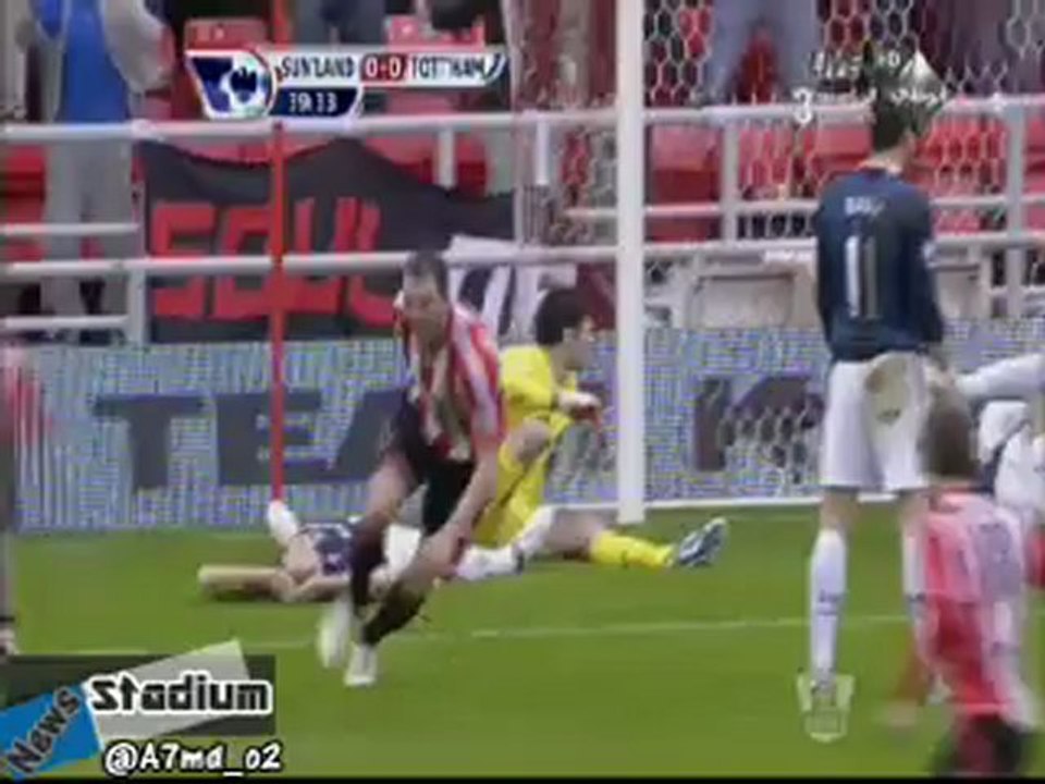 Sunderland 1 x 0 Tottenham = 40' O'SHEA