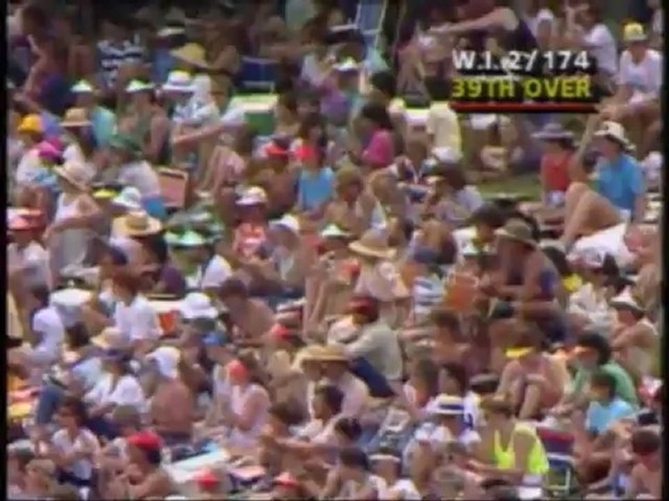 1986-87 VIV RICHARDS - BIGGEST SIX AT ADELAIDE
