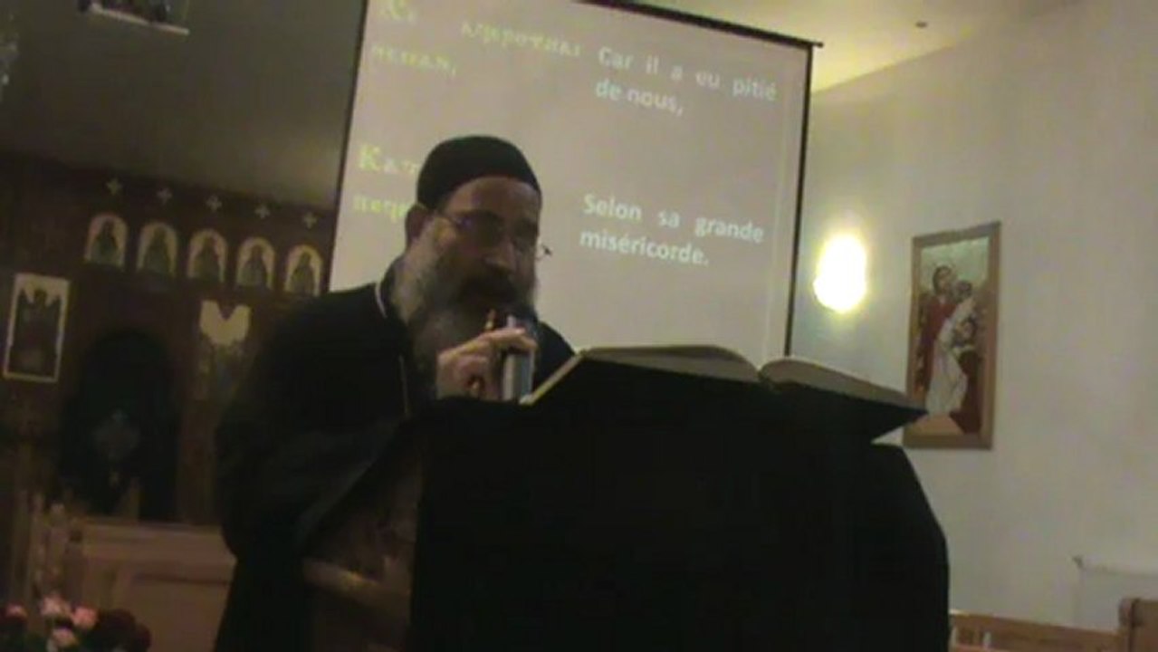 Sermon d'Abouna Mina du 12 Avril 2012 (Semaine Sainte 2012) (Veille du Vendredi Saint)
