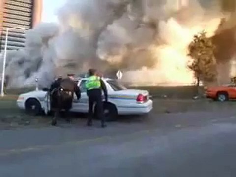 Te dichtbij van ontploffing