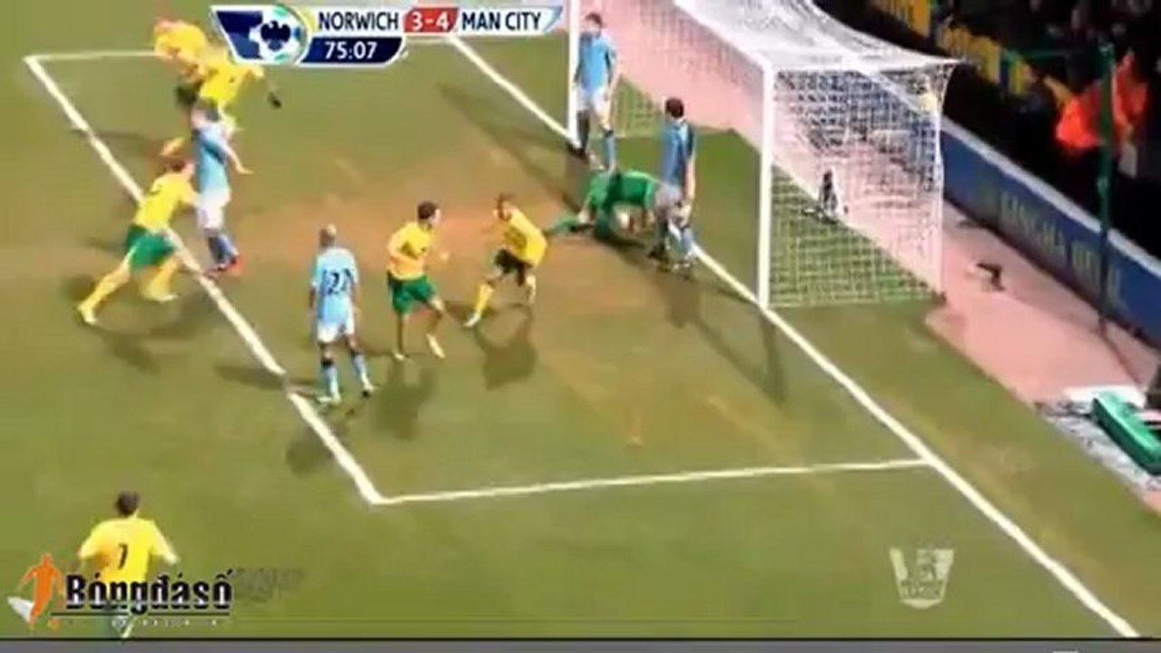 Norwich 3 - Man City 4