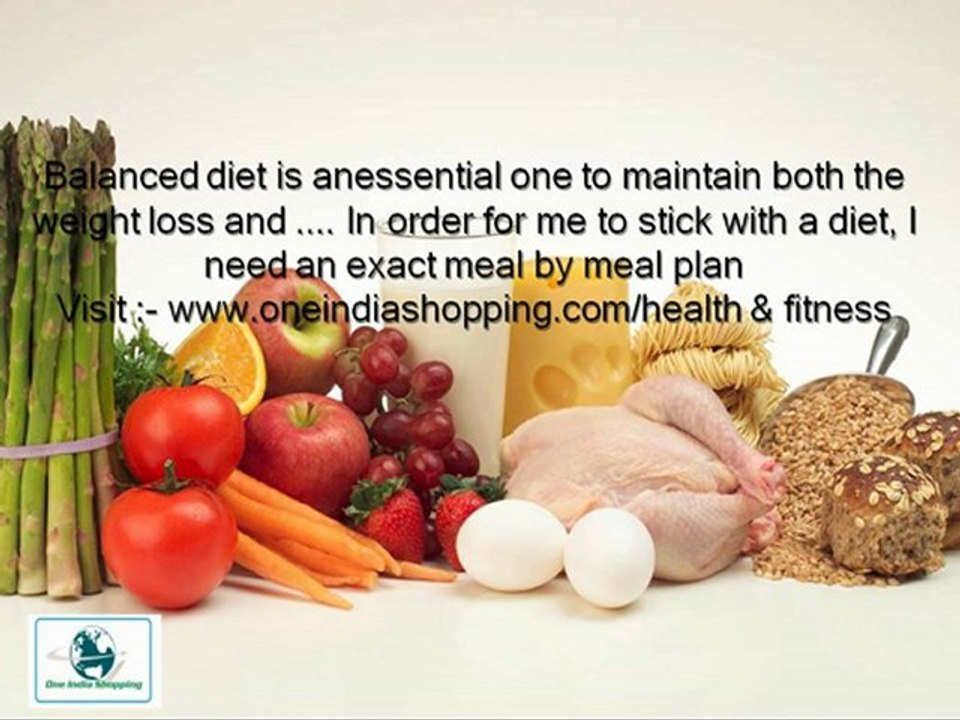 Diet plan for weight loss
