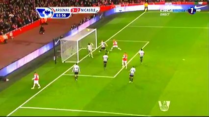هدف آرسنال الثالث أمام نيوكاسل ويلشير 29_12_2012