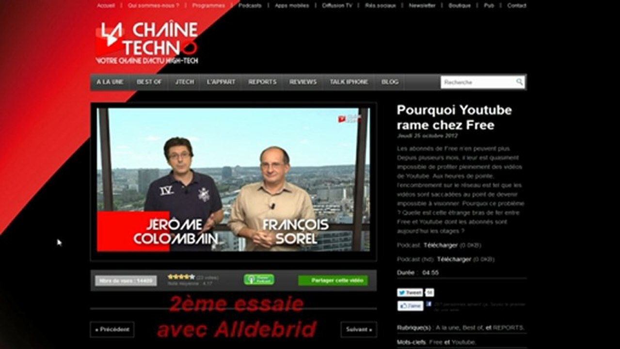 Solution Youtube - Freenaute + démonstration