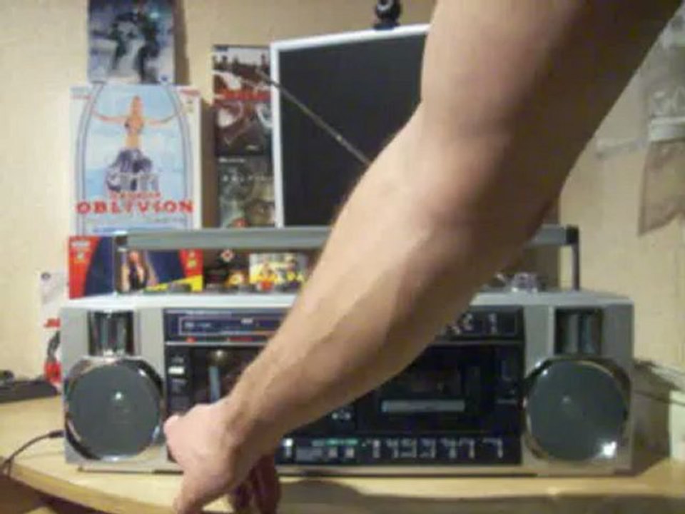 Sanyo M-W25L Boom Box Ghettoblaster very RAR overhauled