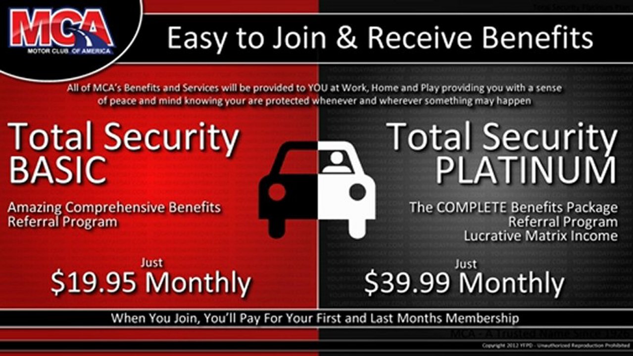 Motor Club of America Platinum Plan Matrix Review