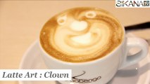 Design café - Latte Art : Clown - HD